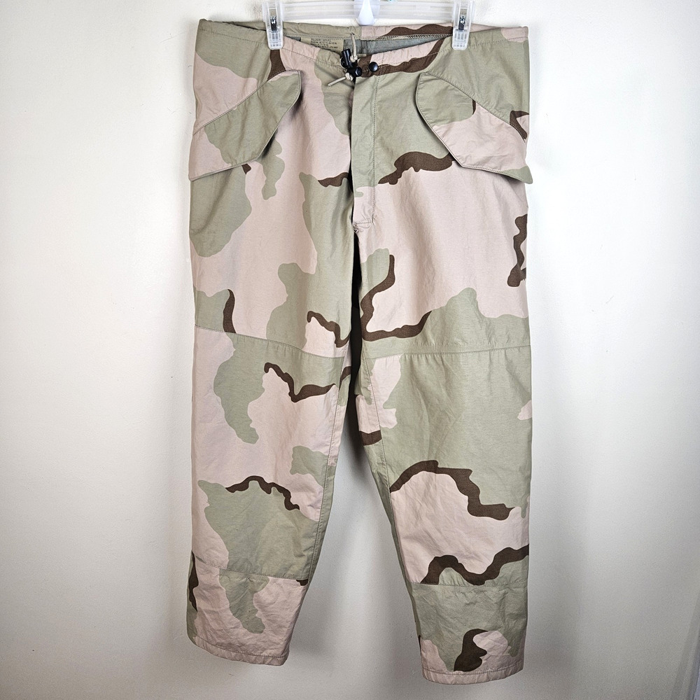 Desert Camo Barrier Wear Nylon Pants Mens Medium Short MIL-T-44189C